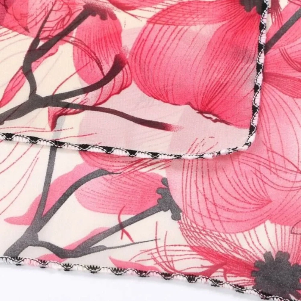 Gorgeous Floral Facemask & Scarf Adjustable Ear Strips 4 A Comfortable Fit